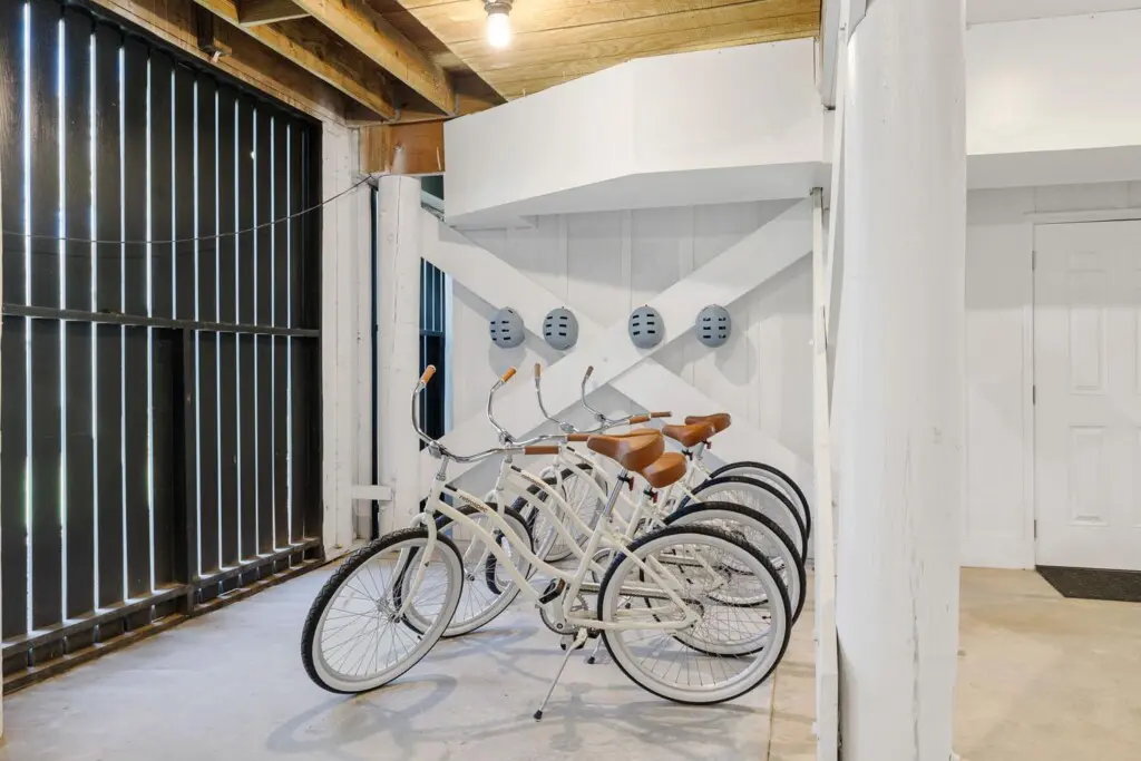 bikes available at the grand palmetto in the garage