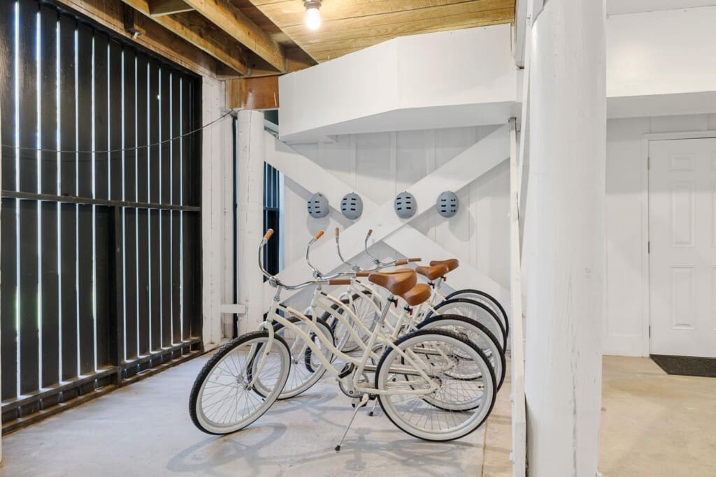 bikes available at the grand palmetto in the garage